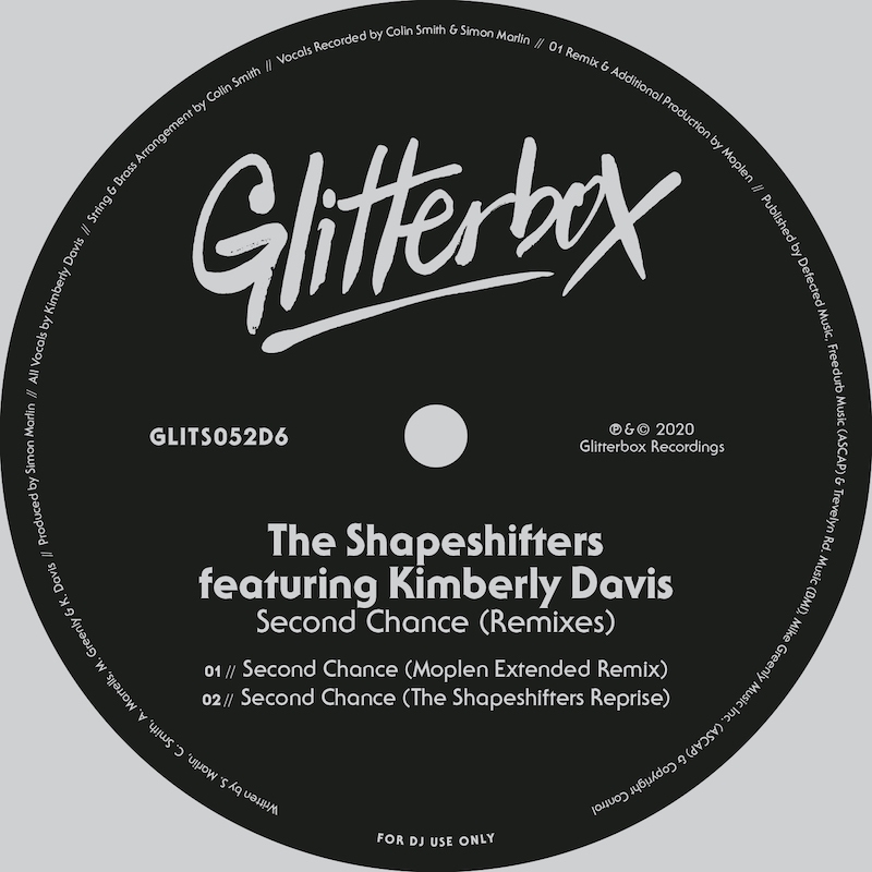The Shapeshifters ft. Kimberly Davis “Second Chance” [Moplen Remix]