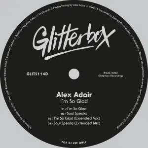 Alex Adair "Im so Glad" Cover art aria club chart dj promo radio promotion australia globalprpool dance music electronic music
