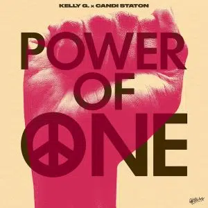 Cover art dance music electronic music Kelly G. X Candi Staton "Power Of One"