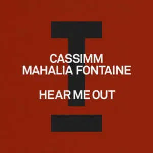 CASSIMM, Mahalia Fontaine "Hear Me Out" Cover art dance music electronic music