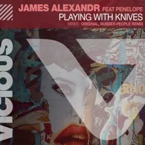 James Alexandr 'Playing With Knives' cover art